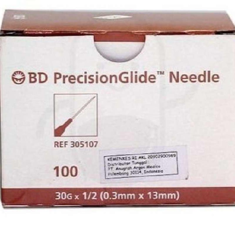 Jual BD Needle 30G/ BD PrecisionGlide Needle 30G 1/2/ Jarum Suntik BD