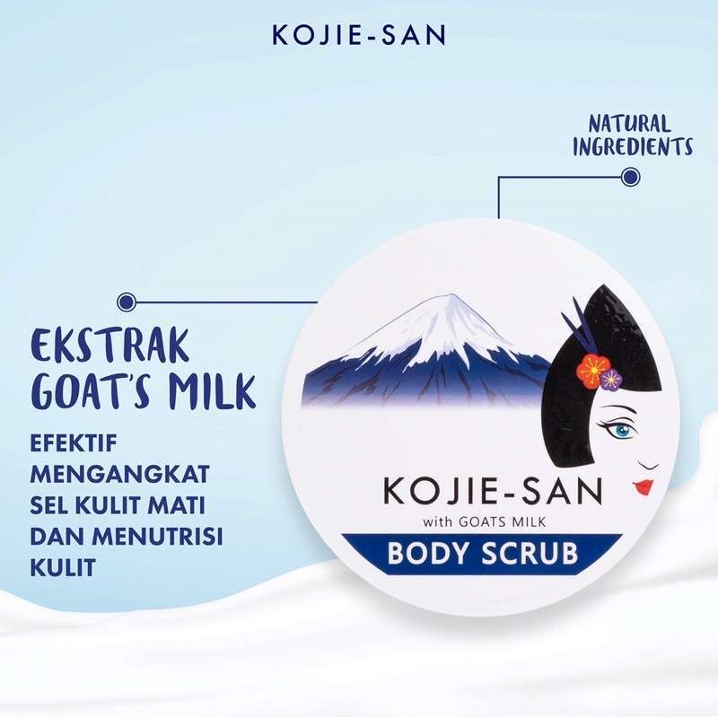 Jual BODY SCRUB LULUR MANDI KOJIE SAN 250GR PERONTOK KULIT MATI SKIN