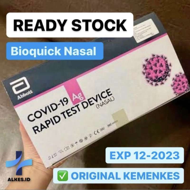 Jual Abbott Antigen Nasal Bioquick 1 Box 1 Set Original - 10 Pcs PROMO ...