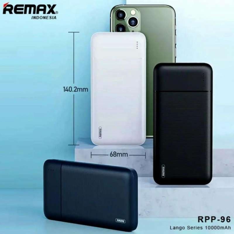 Jual Remax RPP 96 Lango Series Powerbank Hitam/ Putih di Seller ...