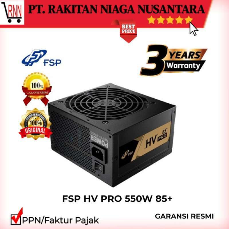 Promo Fsp Hv Pro 550W 85+ Fsp Psu 550W Fsp Psu Hv Pro 550 Watt Diskon ...