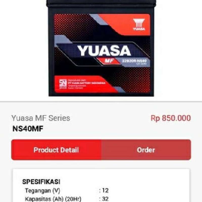 Jual Aki Accu Mobil 34b19l 34b19l New Rush New Terios Yuasa Kering Mf
