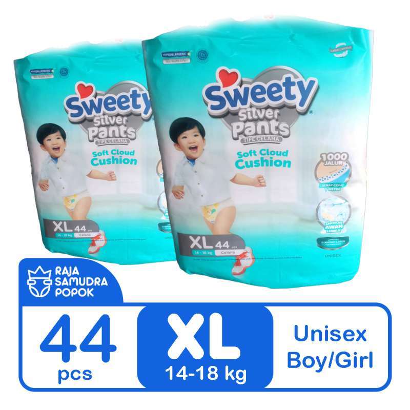 Promo Sweety Silver Pants Tipe Celana (Size XL / 44 pcs) Diskon 1 di