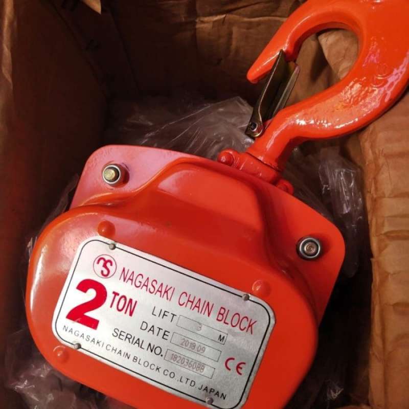 Jual Chain Block Nagasaki Capacity 2 Ton X 3 M Takel Chain Block