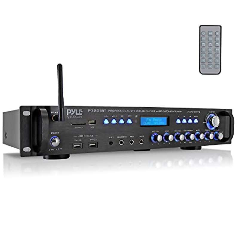 Promo Pyle Multi Channel Bluetooth Preamplifier Receiver 3000 Watt