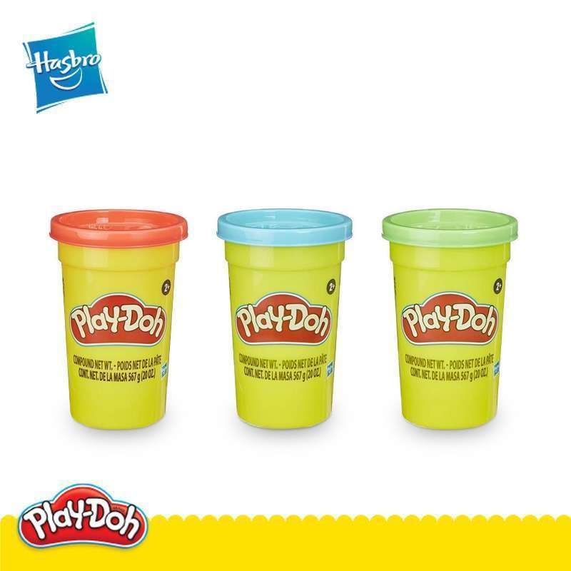 Promo PlayDoh Modeling Compound Playdoh Mighty Can Assortment PDOF1643 Diskon 50 di Seller