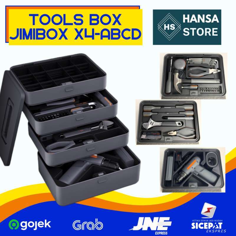 Jual JIMIHOME JimiBox X4ABCD Hand Tools Box Set di Seller Hansa Store Duri Kosambi, Kota
