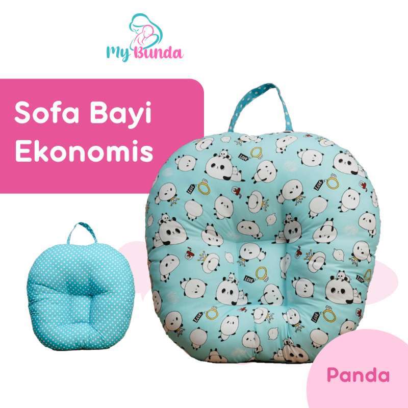 Promo My BundaSofa Bayi Motif Panda Sofa Bayi Karakter Multifungsi