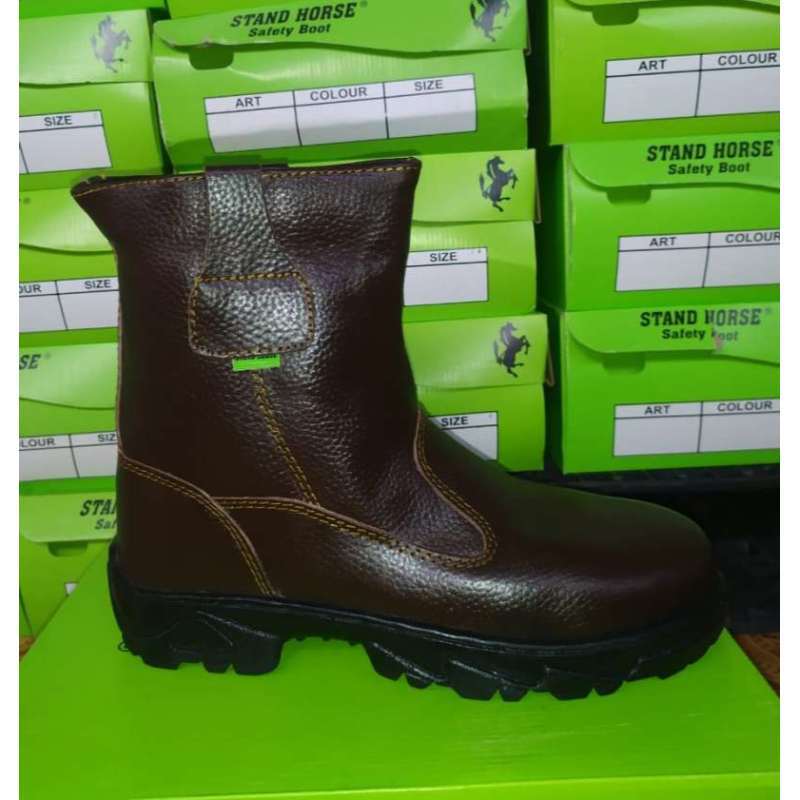 Jual Sepatu safety boot Standhorse Art 807 kulit sepatu proyek sepatu
