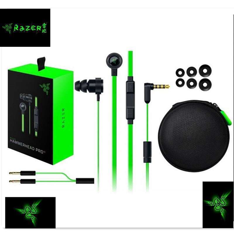 Promo Razer Hammerhead Pro V2 Headset Gaming Kabel Microphone Diskon 53