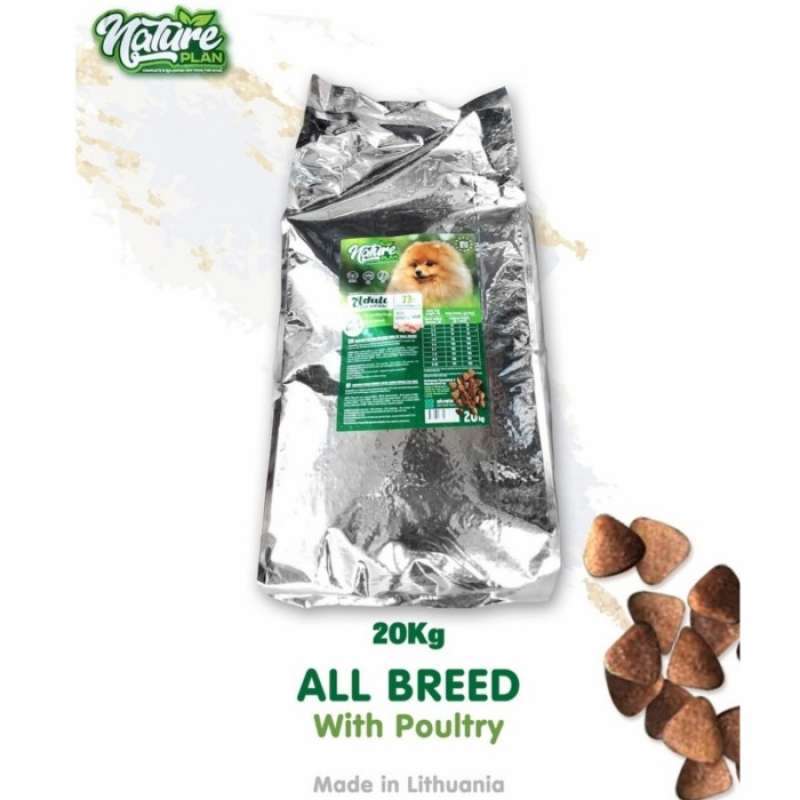 Promo Dog Food Nature Plan Premium 20kg Makanan Anjing Premium Made