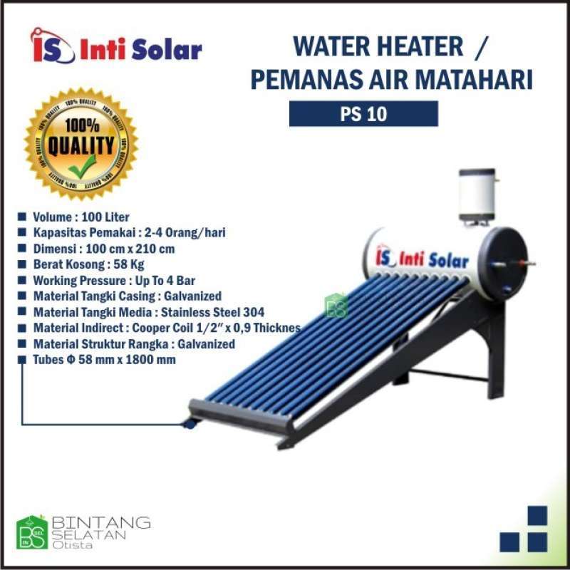 Jual PEMANAS AIR TENAGA MATAHARI INDIRECT / WATER HEATER INTI SOLAR