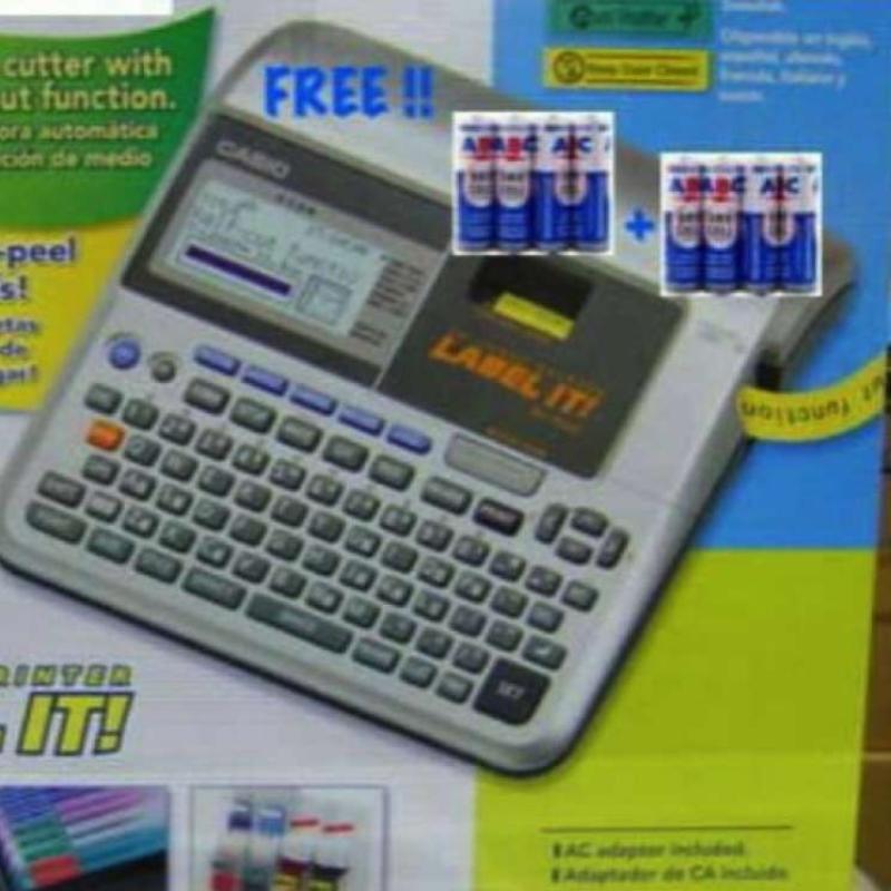 Jual Alat / Mesin Label Harga Casio Kl7400 EzLabel Printer Huruf