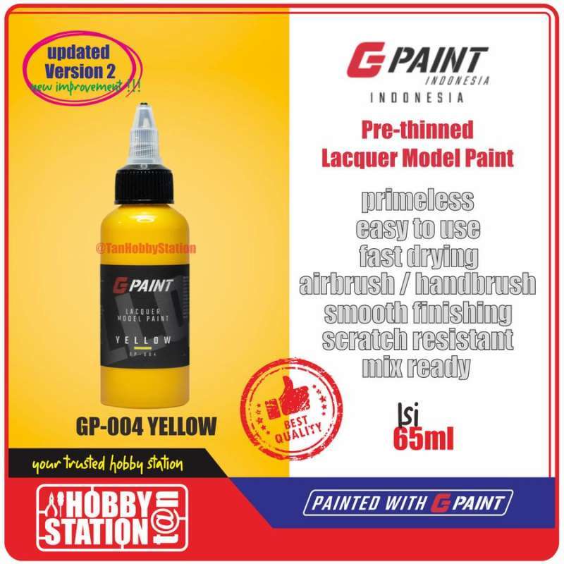 Jual GPaint V2 from Studio G YELLOW Gundam Model Kit Repaint