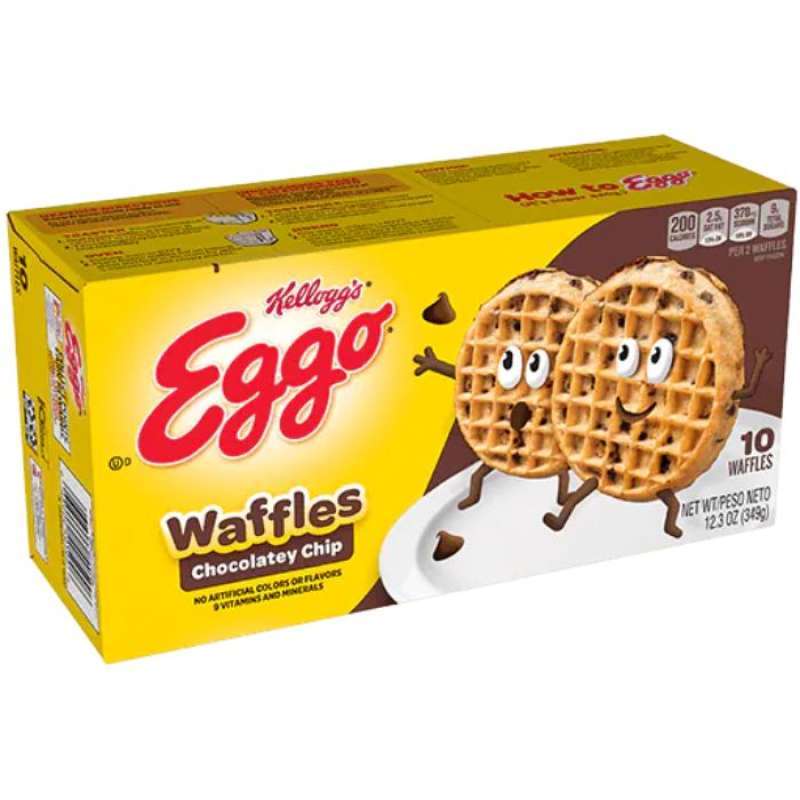 Jual Kelloggs Eggo Waffles Chocolate Chip [12.3 oz] di Seller Blibli