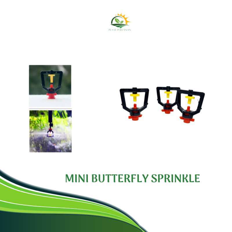 Jual MINI BUTTERFLY SPRINKLE MISTING SPRINKLER MICRO JET SPRAYER NOZZLE