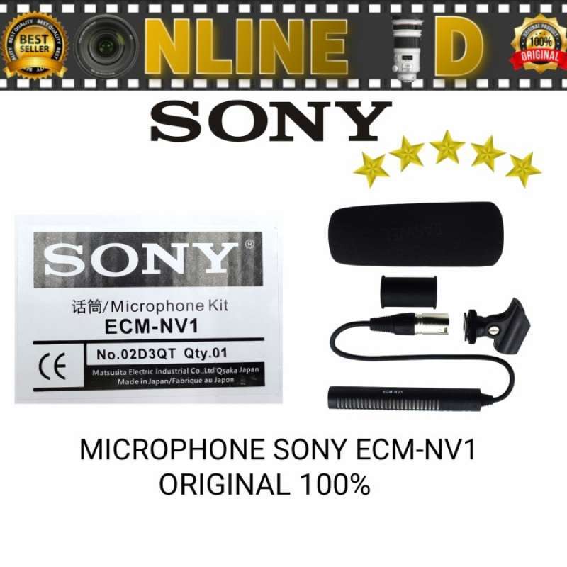 Promo Microphone Sony Ecmnv1 / Mic Sony Nv1 / Mic Sony Nv1 Colokan