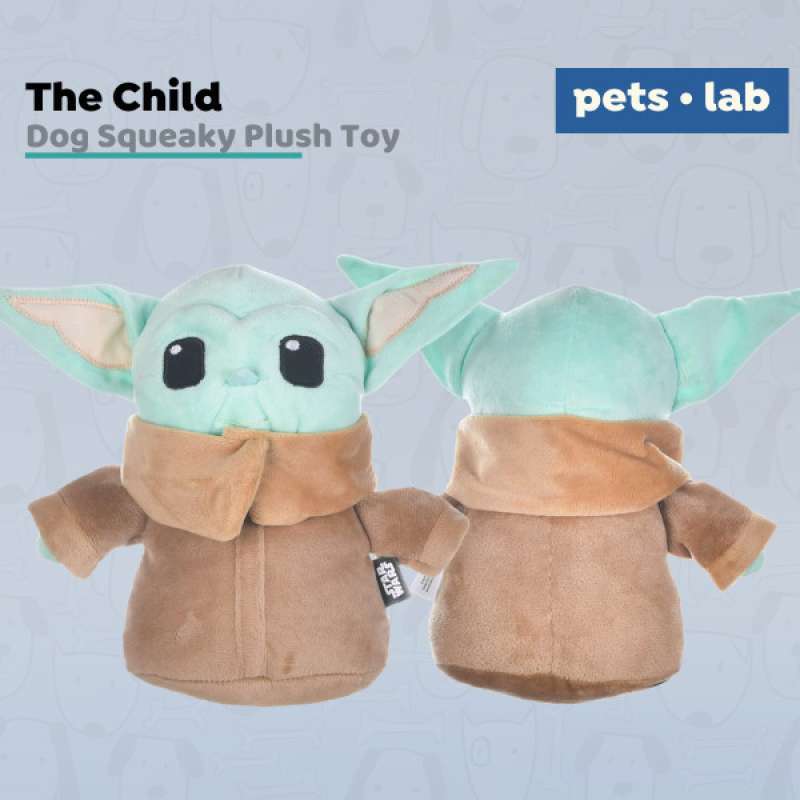 Jual Star Wars Dog Plush Squeaky Toy Baby Yoda Mandalorian Mainan