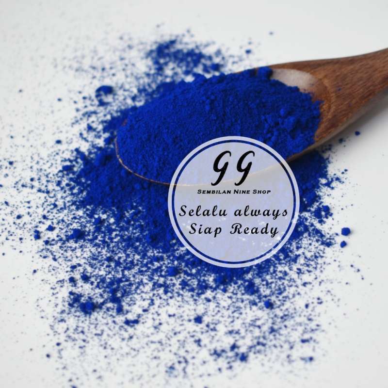 Jual BLUE Food Coloring POWDER OIL BASED 15 gram BUBUK Pewarna Makanan