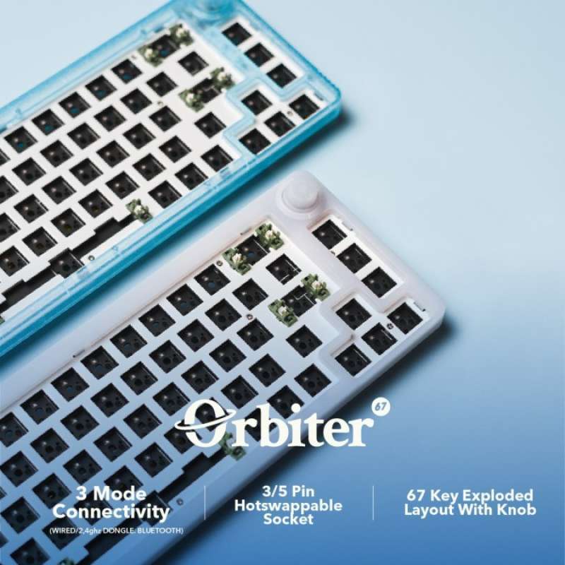 Jual Orbiter67 Barebones Wireless Mechanical Keyboard By Press Play Di