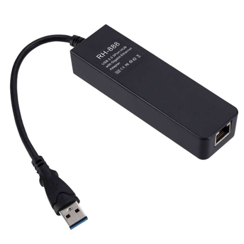 Jual EB071 Bdid k Hub Ater Jaringan Ether Lan RJ45 3 Port USB 3.0 Ke