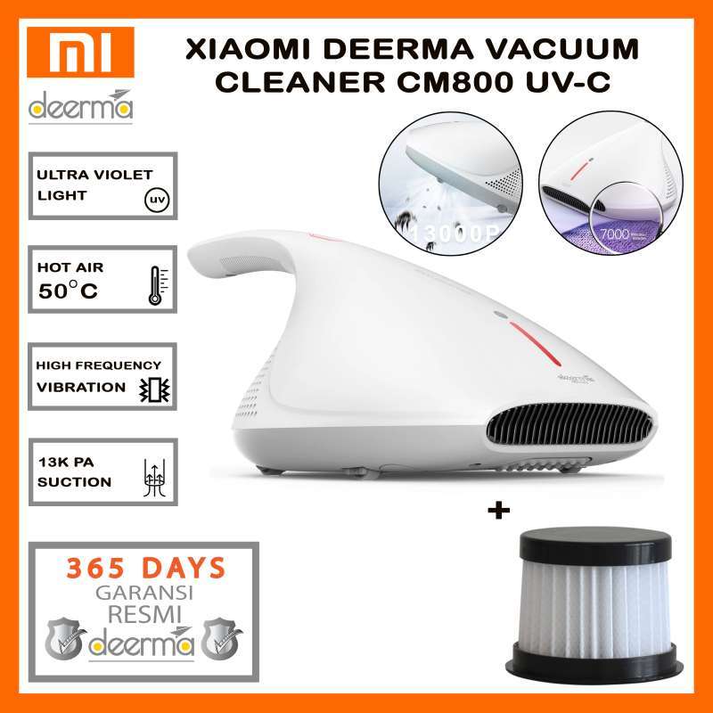 Jual Vacuum Cleaner Deerma CM800 UVC Penyedot Debu Tungau Kasur Dan