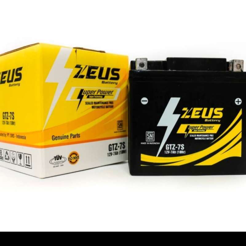 Promo Aki Motor Honda Scoopy Iss Gtz 7s Zeus Aki Kering Diskon 15% Di