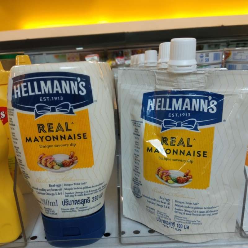 Jual hellmann's real mayonnaise unique savoury dip 280 ml/mayonnaise