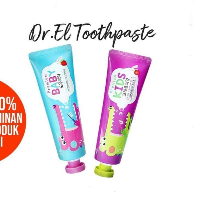 Promo Dr.EL Premium Baby Toothpaste Diskon 5% di Seller Zazastore ...