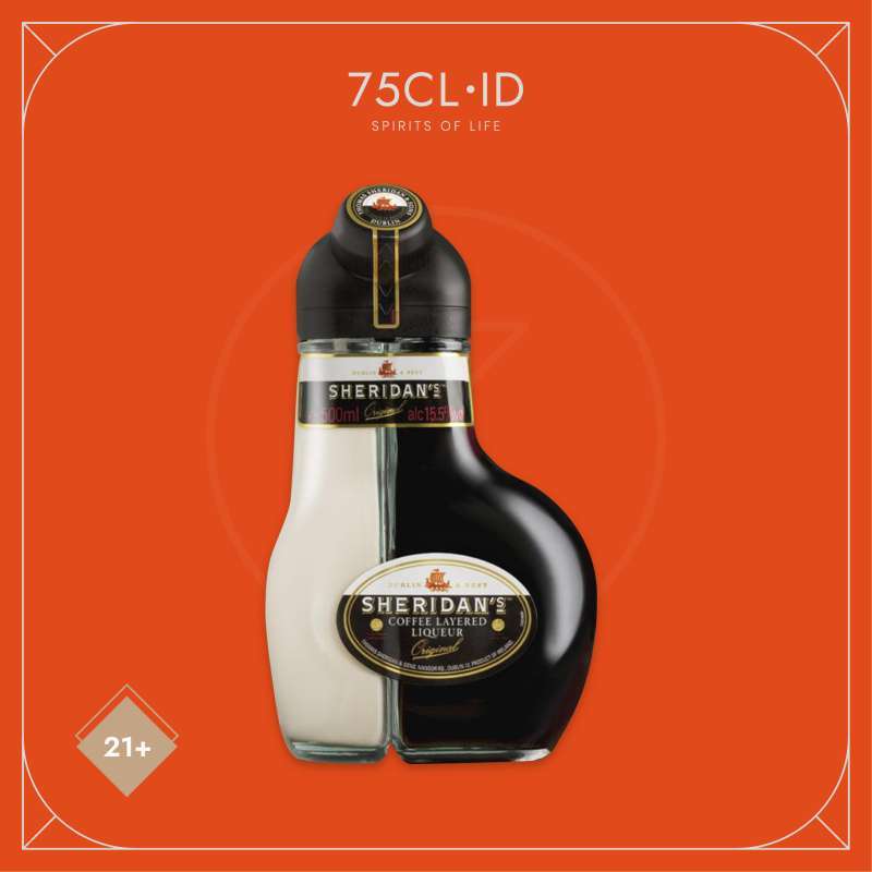 Jual Sheridans Sheridan Coffee Layered Liqueur Original 1 Litre (1000ml