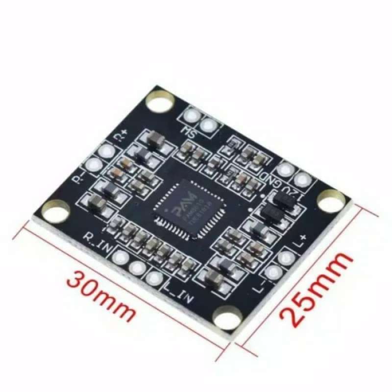 Jual Power Digital Amplifier Mini Modul Kit Hifi Stereo 12 Volt Diy