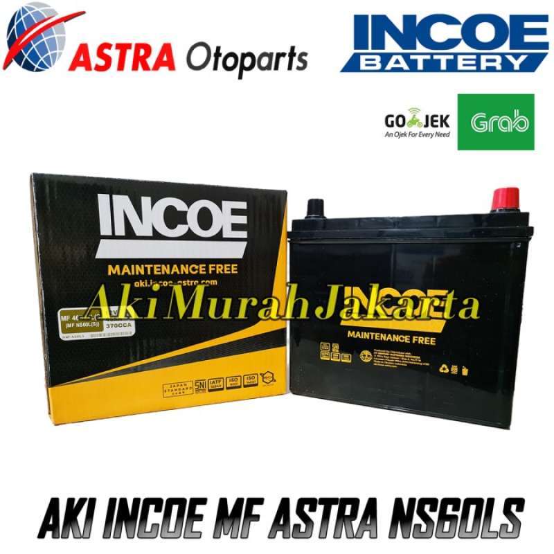 Jual Aki Mobil Honda Hrv Incoe Mf Astra Ns60Ls Aki Kering 12V / 45Ah di