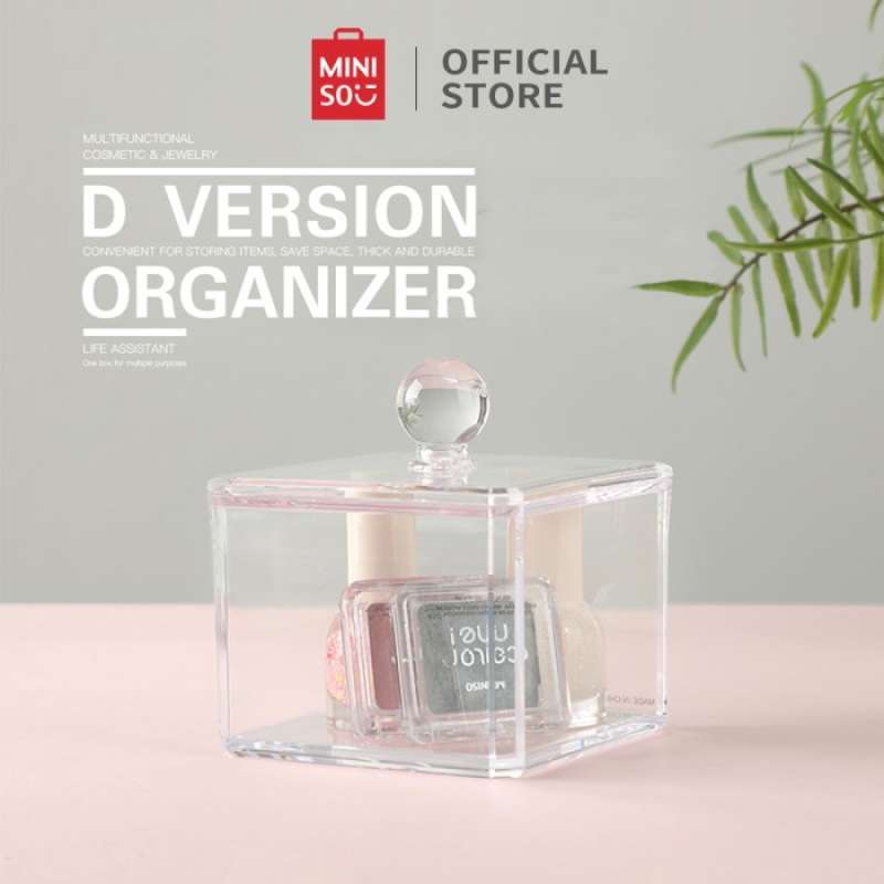 Jual Miniso Kotak Penyimpanan Cosmetic Jewelry Organizer Storage Box di