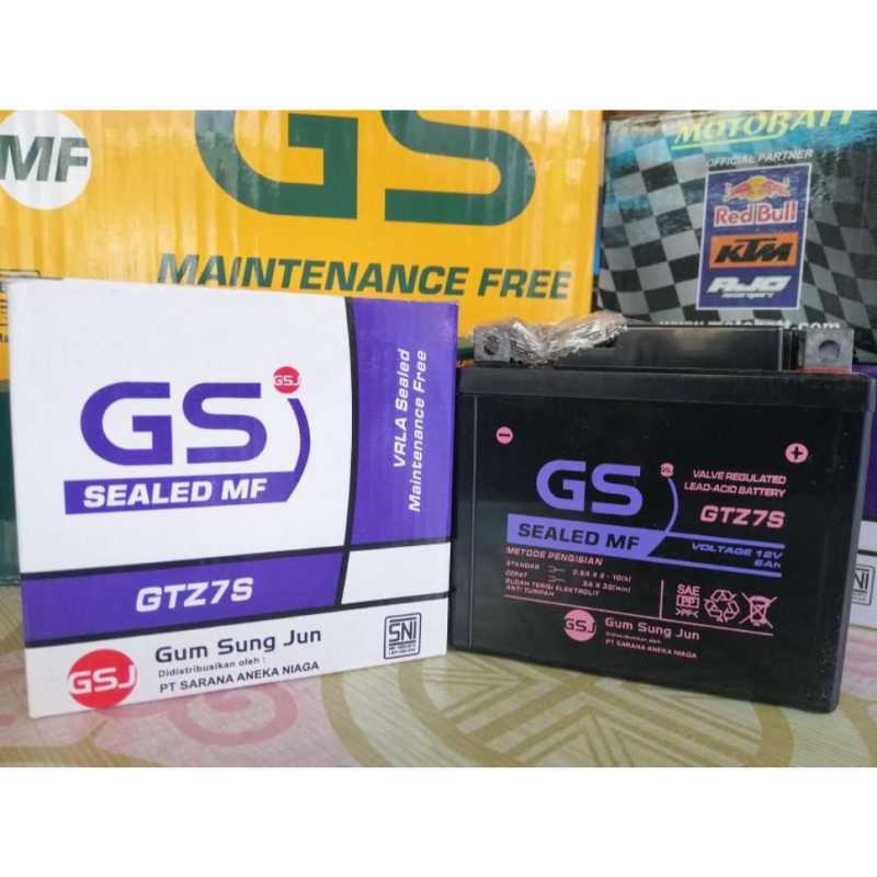 Jual Aki Motor Suzuki KLX 150 GTZ7S /GTZ6 S GS Y Accu Kering MF di