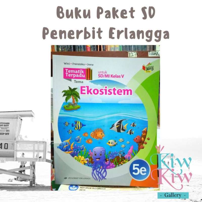 Jual Buku Tematik Terpadu Kelas 5/V SD/MI Jilid 5E - Erlangga di Seller ...