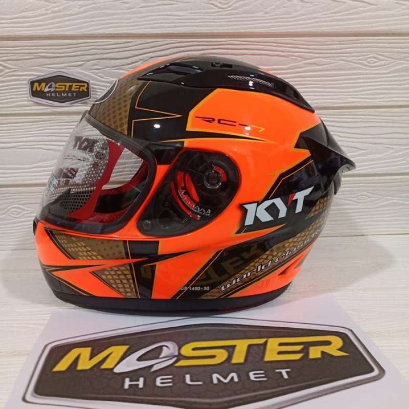 Promo Helm Kyt Rc 7 Seri 16 Helm Kyt Fullface Kyt Rc 7 #16 Black Red ...
