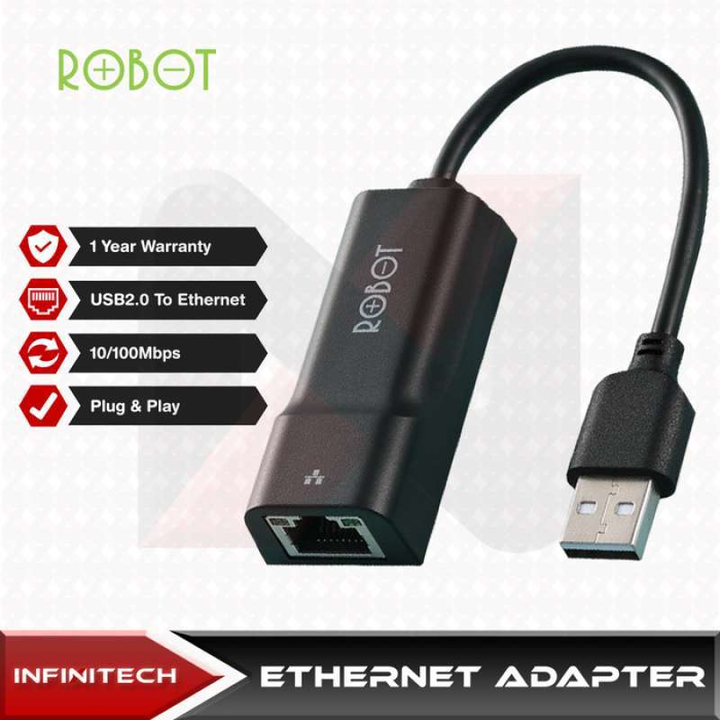 Promo Robot Ea10 Usb2.0 Ethernet Adapter 100Mbps Kabel Lan Rj45 Port ...