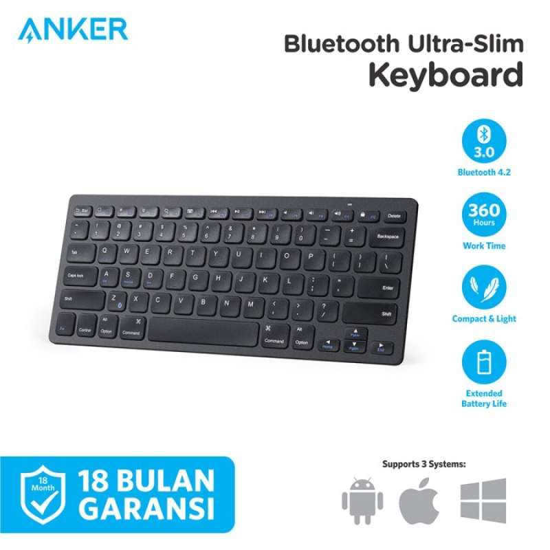 Promo Keyboard Bluetooth Anker Ultra Slim A7726 Diskon 16 di Seller