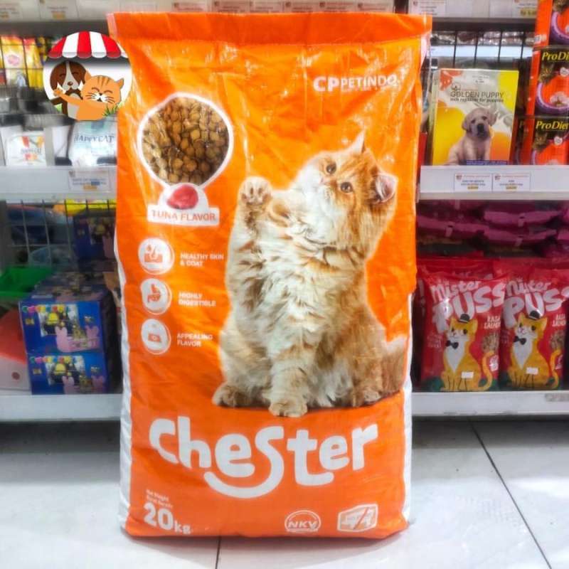 Jual Chester Tuna 20kg All Stage Makanan Kucing Cat Food KHUSUS