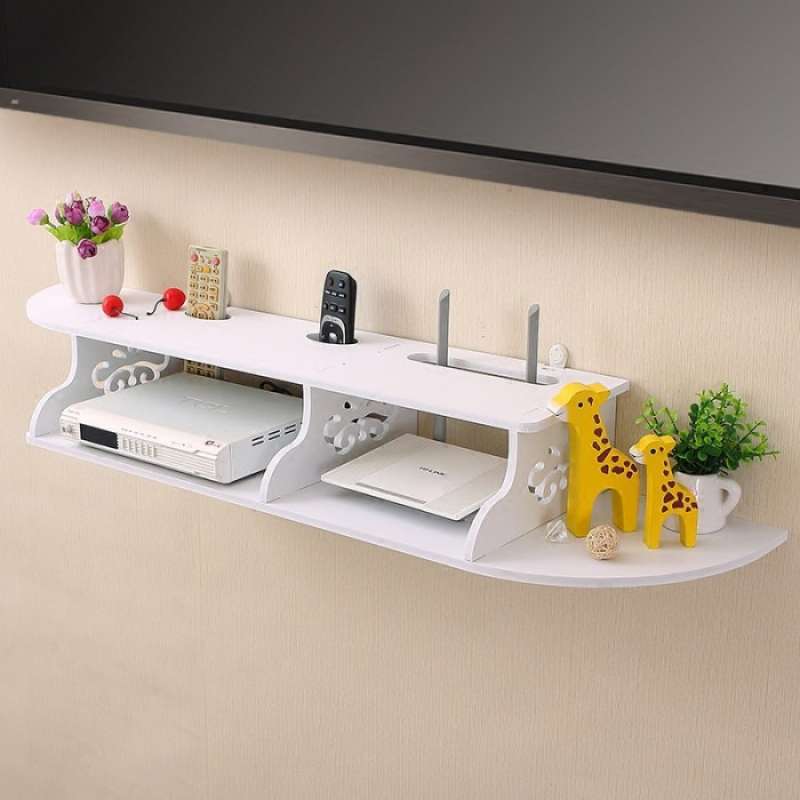 Jual RAK GANTUNG DVD AMBALAN ROUTER WIFI REMOTE MUSIC PLAYER 2 LAYER ...