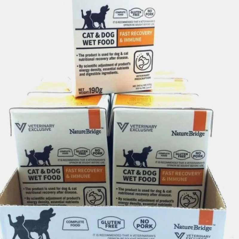 Jual Nature Bridge Wet Food Fast Recovery And Imune 190 Gr For Dog