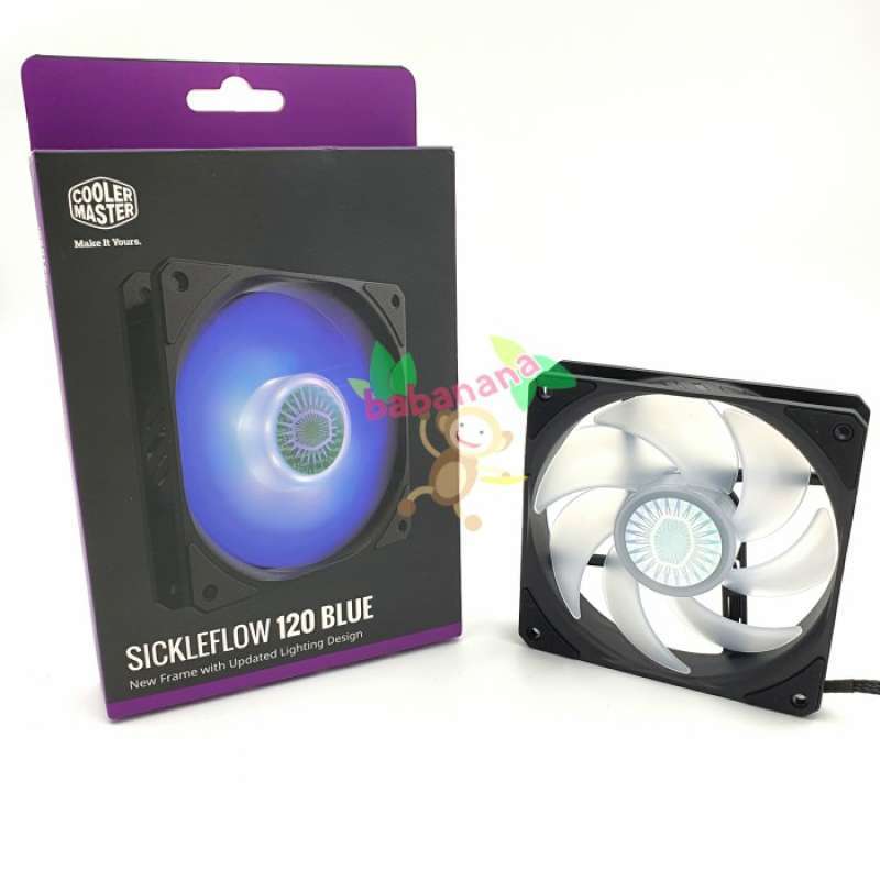 Promo Cooler Master Sickleflow 120mm Blue MFX-B2DN-18NPB-R1 fan casing ...