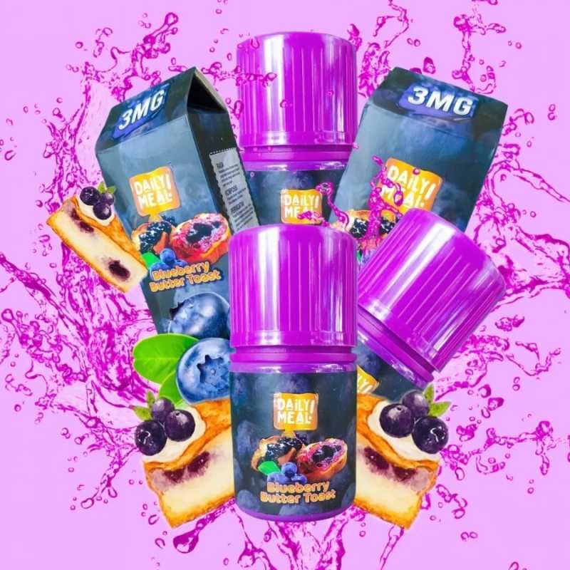Jual Daily Meal Blueberry Butter Toast 60ml By Vape Brand Liquid Meal