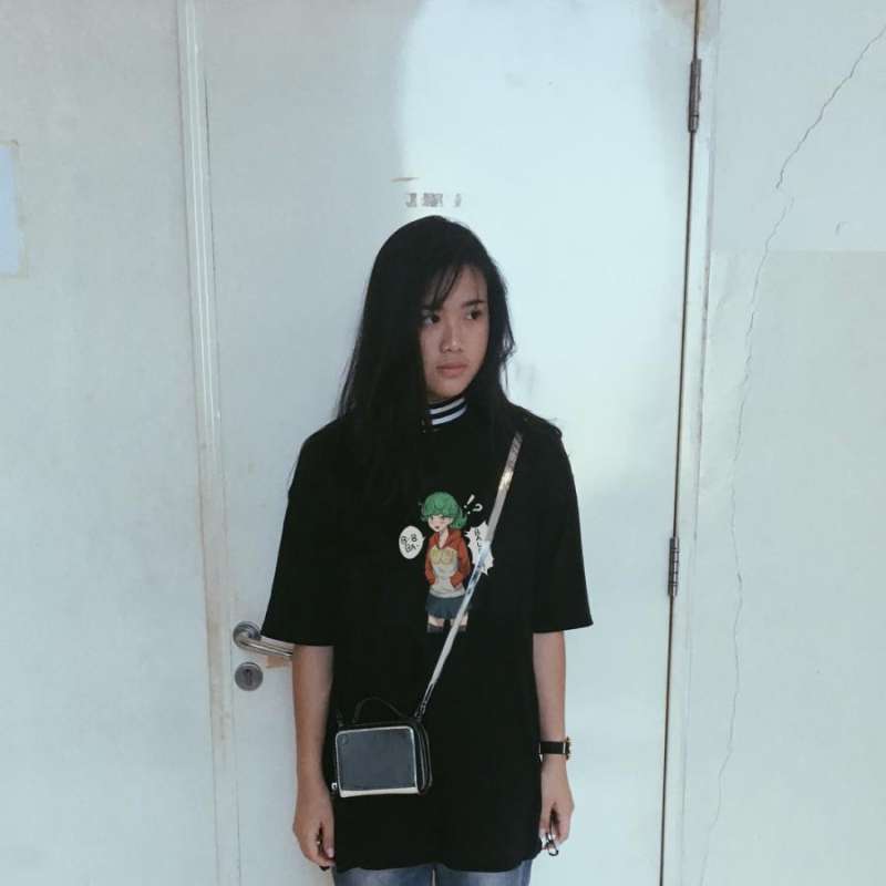 Jual Kaos Baju T Shirt Pria Cowok Laki Anime One Punch Man Tatsumaki