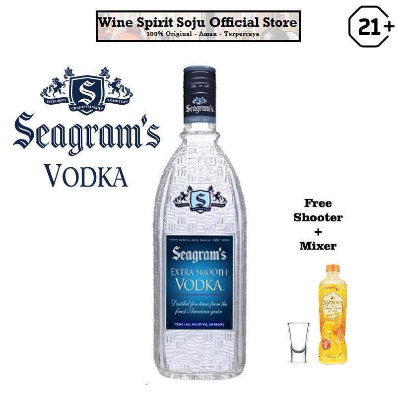 Jual Seagram's Vodka Free Mixer di Seller Winespiritsoju WSS OFFICIAL