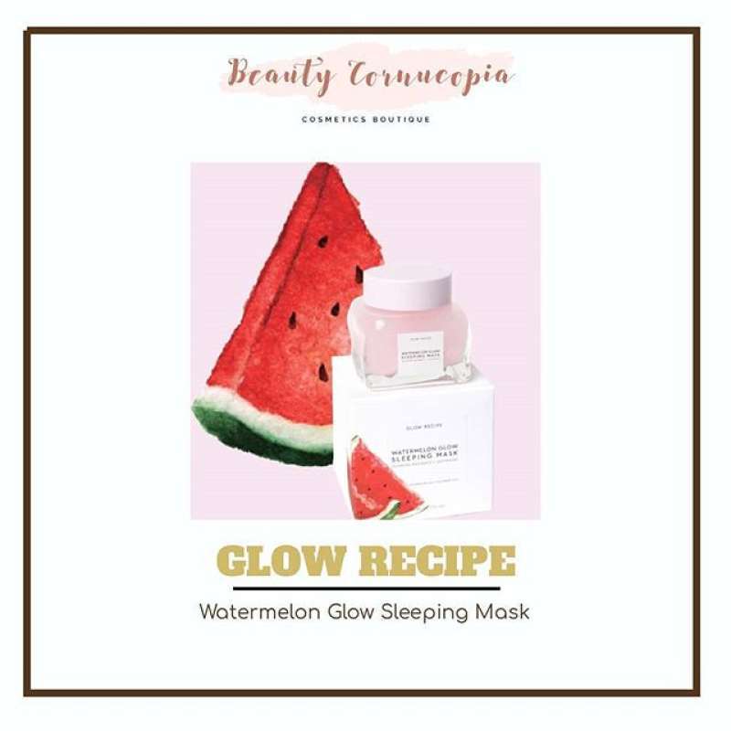 Promo Glow Recipe Watermelon Sleeping Mask Share Bottle 5 Ml Diskon 16