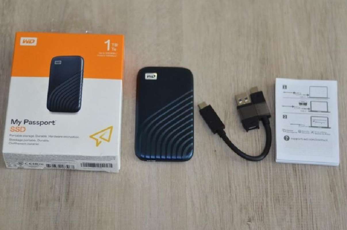 Jual Hardisk Eksternal Ssd Wd My Passport 1tb External Ssd Harddisk di
