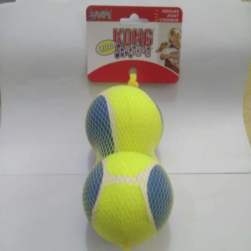 Jual Kong Toy Ultra Squeakair Ball Large Bola Tennis AUT1 di Seller