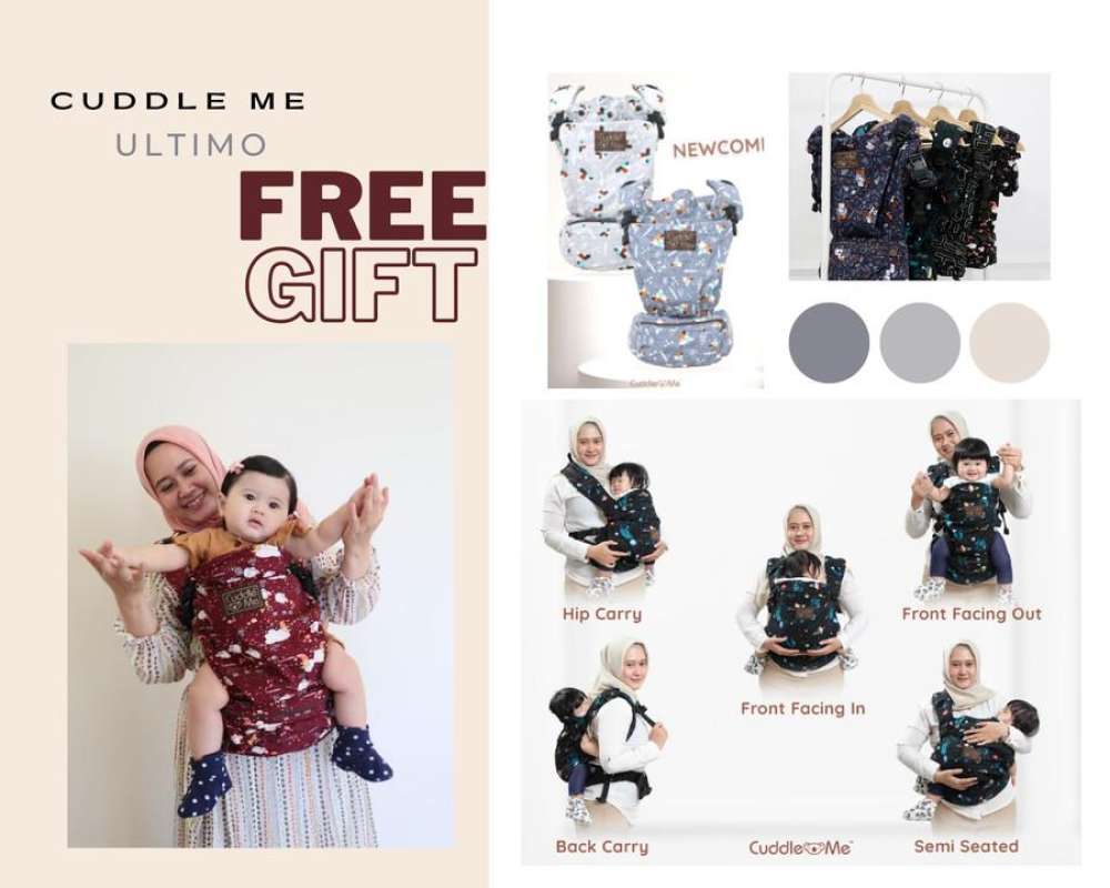 Jual Gendongan Ergonomis Cuddle Me Ultimo Murah 1kg khusus via SiCepat