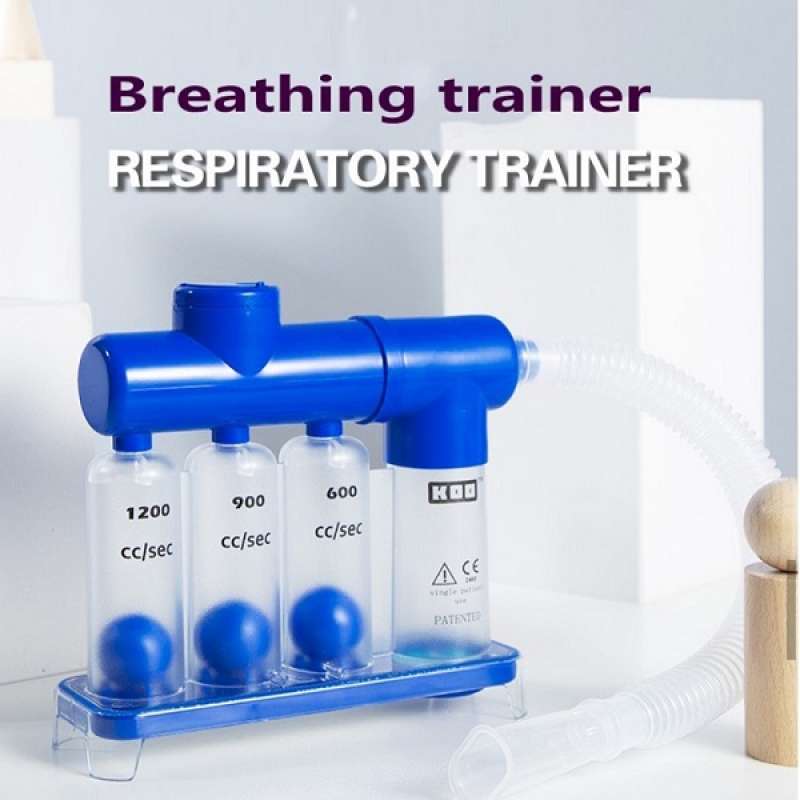 Promo Spirometer Breathing Trainer Alat Latihan Kekuatan Paru Paru